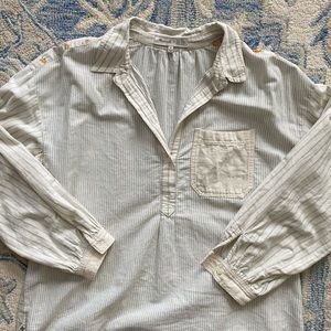 Madewell X The Denim, Project Popover Oversized Shirt